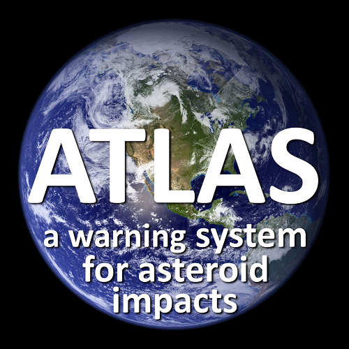 [Earth will be a little safer place to live starting in early 2015 when the Asteroid Terrestrial-impact Last Alert System begins operations. Image credit: NASA Goddard Space Flight Center, Reto Stöckli, Robert Simmon, MODIS Land Group, MODIS Science Data Support Team, MODIS Atmosphere Group, MODIS Ocean Group, USGS EROS Data Center, USGS Terrestrial Remote Sensing Flagstaff Field Center, Defense Meteorological Satellite Program. Text overlay: Robert Jedicke, University of Hawaii Institute for Astronomy. From http://visibleearth.nasa.gov/view_rec.php?id=2429]